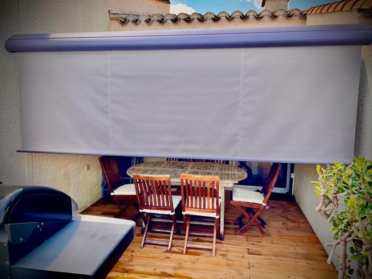 Appartement Mezzanine/Jardin/Terrasse Village Naturiste Agde Bagian luar foto